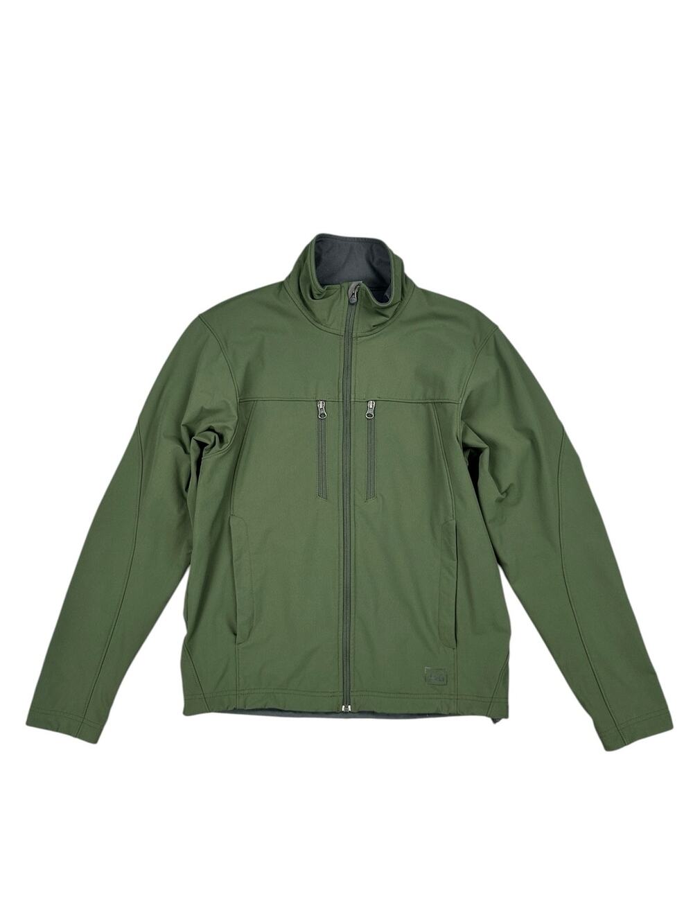 REI Double Weave Softshell Tech Performance Jacket Olive Green — Size Small